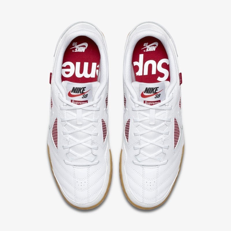 Supreme nike sb gato white sale